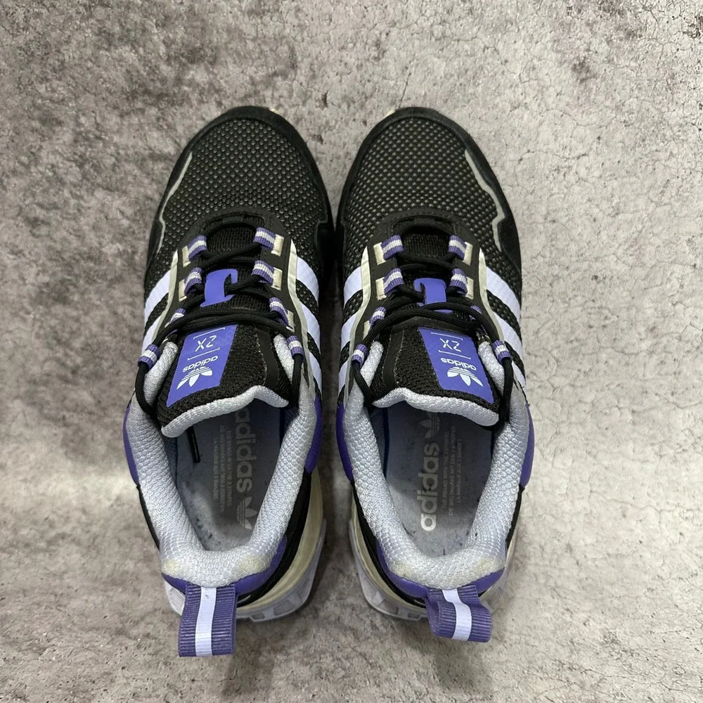 Adidas ZX 1K Boost Women 8.5 Black Violet Tone H00443 Athletic Running Sneakers